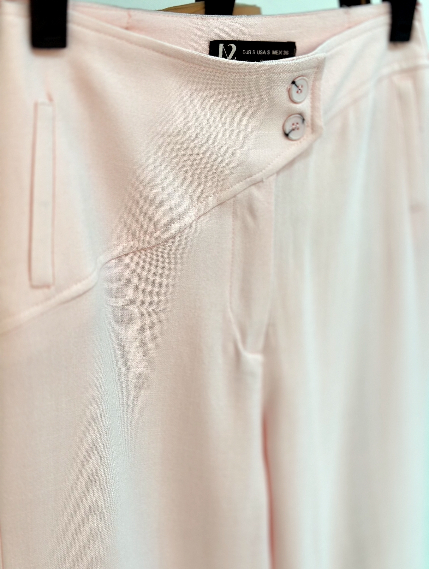 شلوار لینن فول بگ قد 110