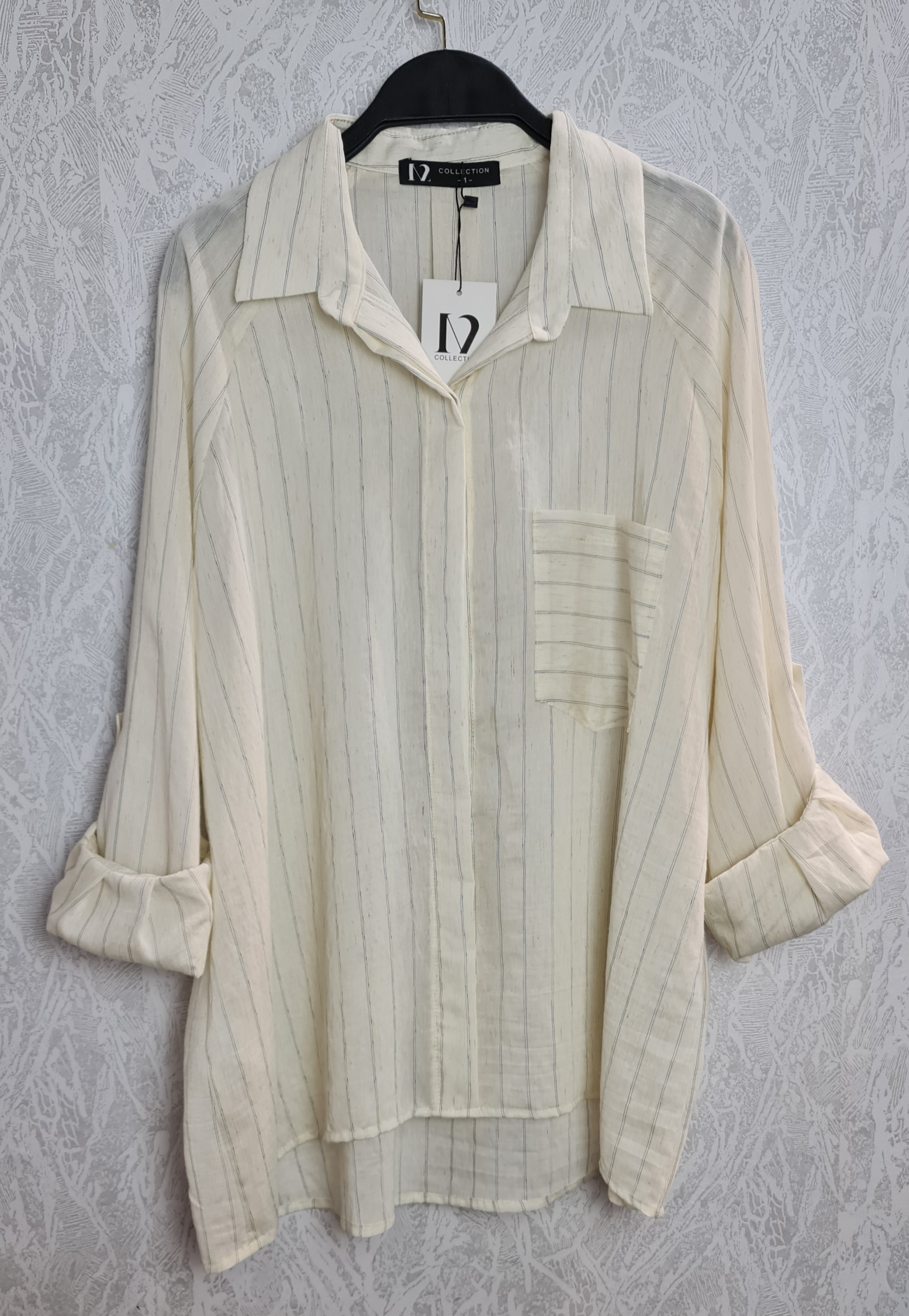 شومیز زنانه لینن راه راه دیپلمات