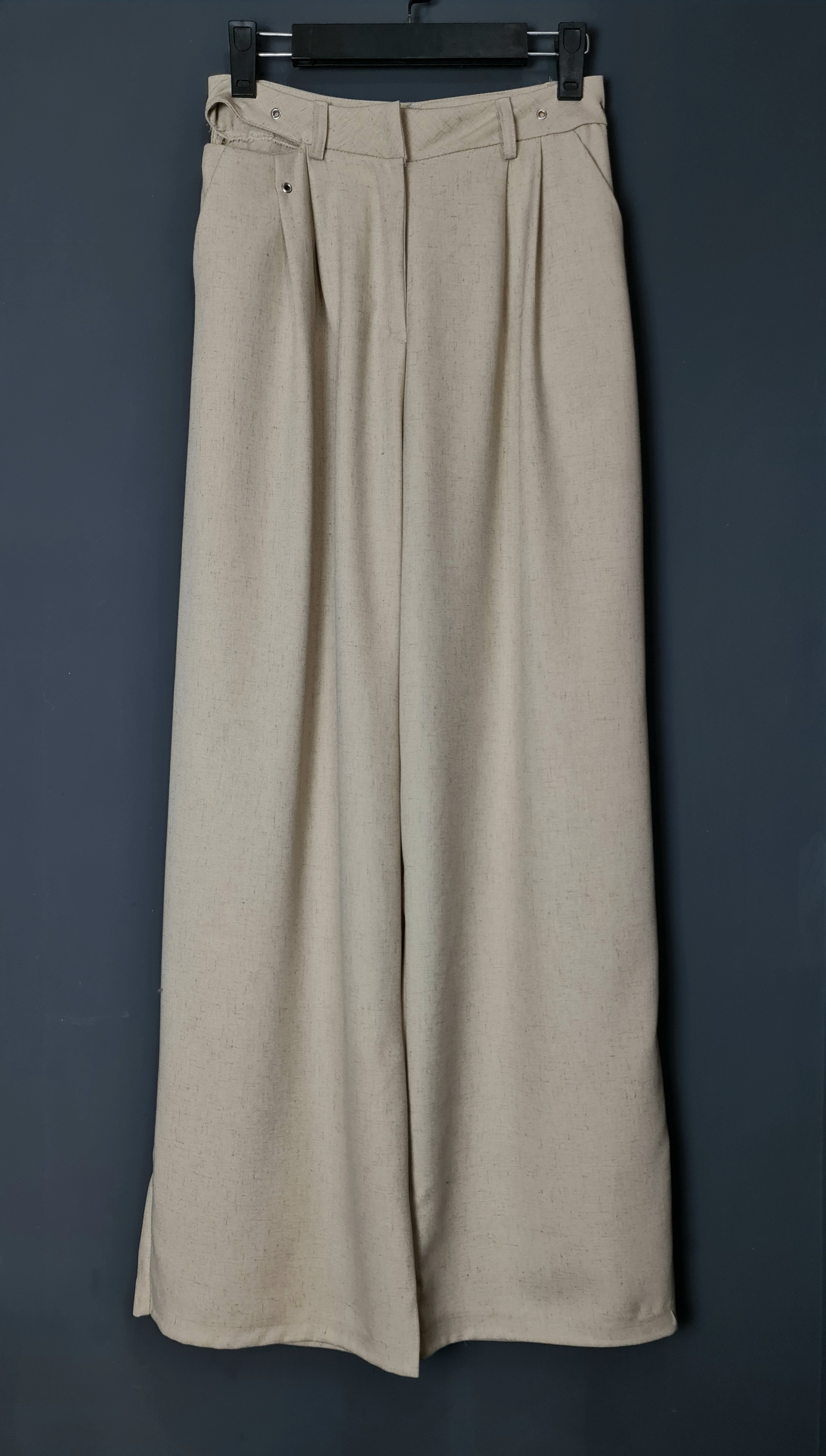 شلوار پارچه ای زنانه پیله دار فول بگ