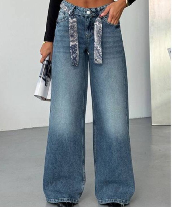 شلوار جین بگ قد 110