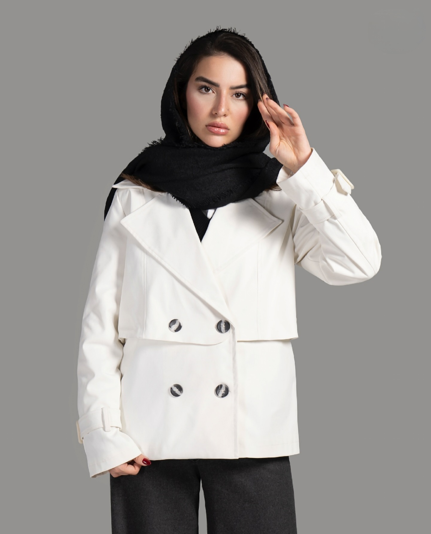 ترنچ کت کتان زارا