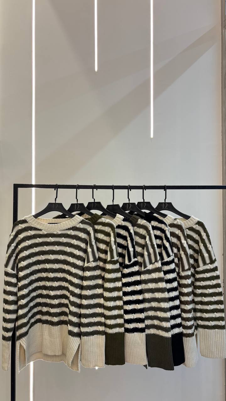 بافت راه راه فری سایز قد 75