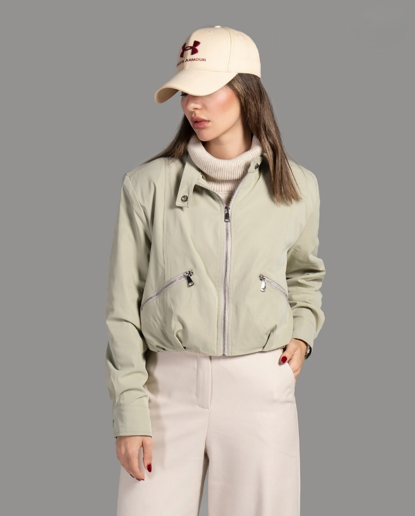 بامبر جکت کوتاه مینیمال