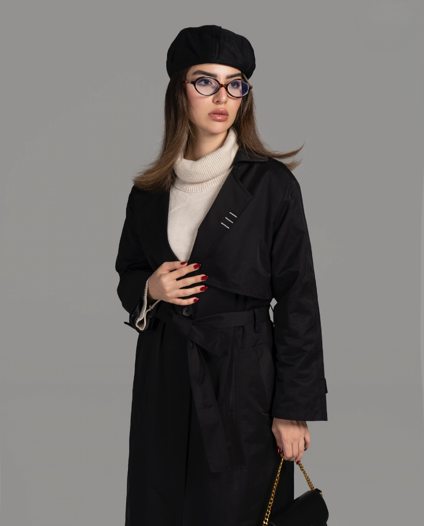 ترنچ کت بلند سانتانا